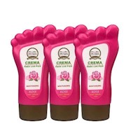 3 Crema Hidratante Para Los Pies - Rosa 120 Ml